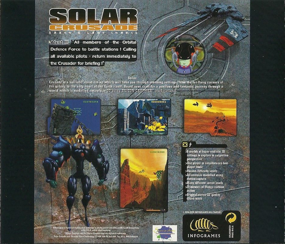 Solar Crusade box art for CD-i